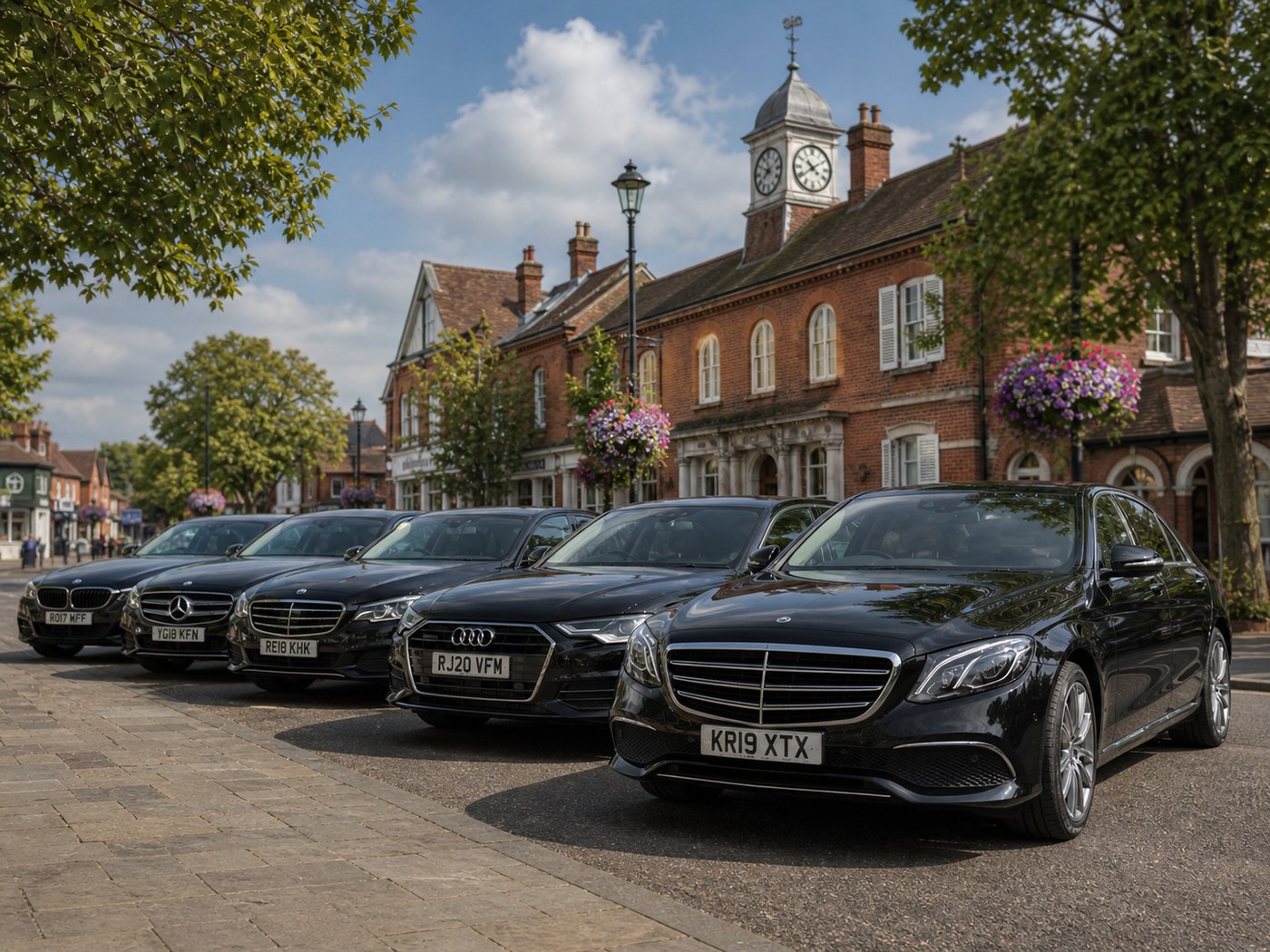 Professional Burgess Hill taxi driver with executive private hire vehicle